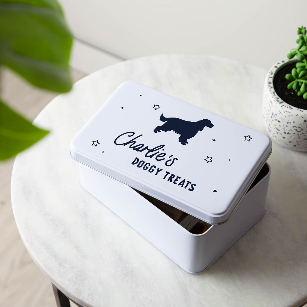Personalised Dog Treats Storage Tin – No Ordinary Gift