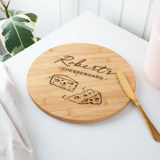 Personalised Wooden Cheeseboard