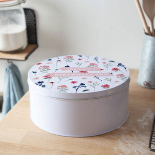 Pretty Florals Personalised Cake Tin