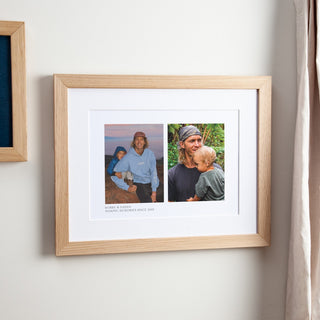 Double Photo Framed Print