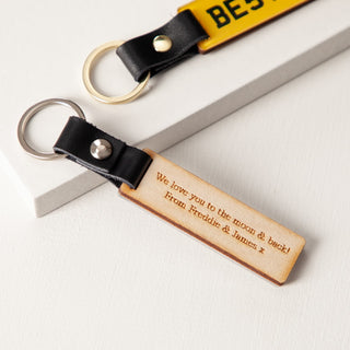 Personalised Number Plate Keyring