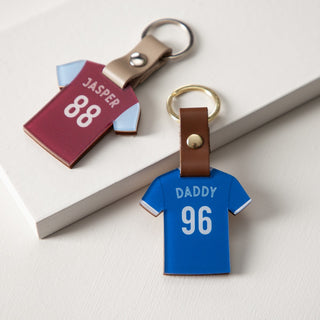 Team Colours Football Shirt Keyring