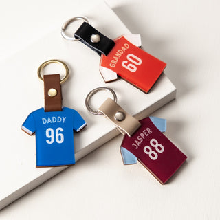 Team Colours Football Shirt Keyring