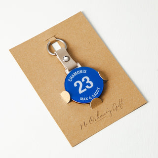 Ski Piste Marker Keyring