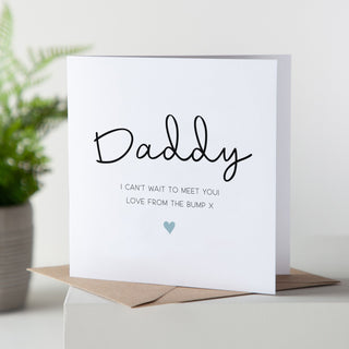 Can't Wait To Meet You Father's Day Card