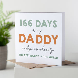 Days You've Been My... Colourful First Father's Day Card