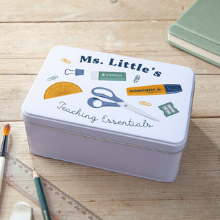 Essential Teacher Supplies Tin