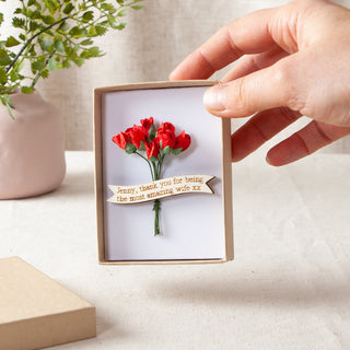 Forever Roses Personalised Keepsake