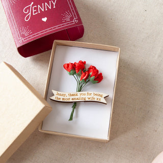 Forever Roses Personalised Keepsake