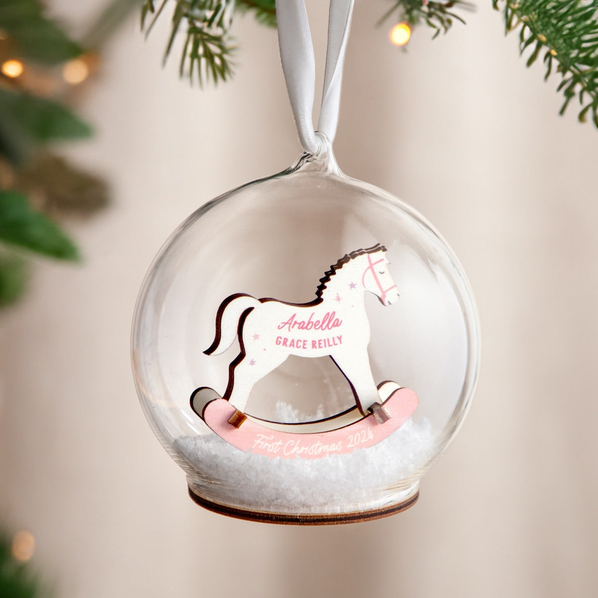3D Rocking Horse First Christmas Bauble – No Ordinary Gift