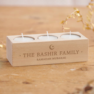 Personalised Ramadan & Eid Celebration Candle Holder