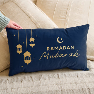 Lantern Design Ramadan & Eid Celebration Velvet Cushion