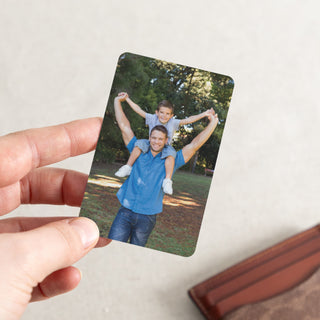 Personalised Photo Father's Day Wallet Card