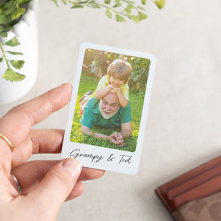Personalised Father's Day Photo Wallet Card