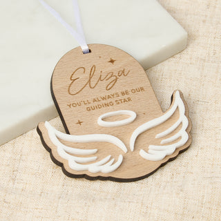 Wings Remembrance Christmas Hanging Decoration