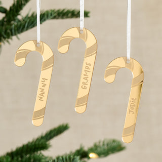 Candy Cane Christmas Decoration Set