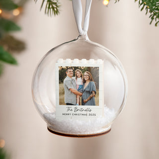 Personalised Family LEGO® Photo Memory Bauble