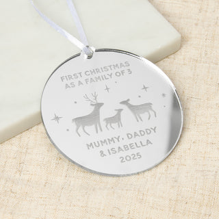 First Christmas as a Family Hanging Decoration