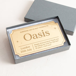 Personalised Gift Voucher Keepsake