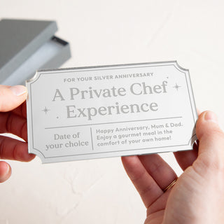 25th Anniversary Experience Voucher Keepsake