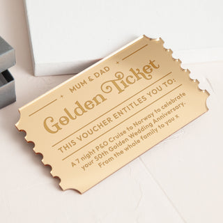 50th Anniversary Golden Ticket Experience Voucher
