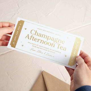 Just For You Foiled Gift Voucher