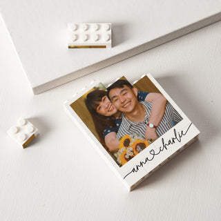 Personalised Photo & Names Building Block Keepsake