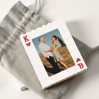 Photo & Initials Building Block Keepsake