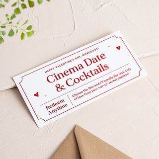 Personalised Foiled Valentine's Day Gift Voucher