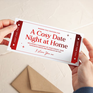 Just For You Foiled Valentine's Day Gift Voucher