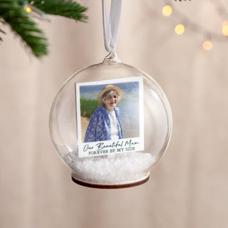 Memorial Photo Memory Bauble