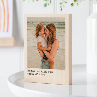 Mother's Day Wooden Photo Block
