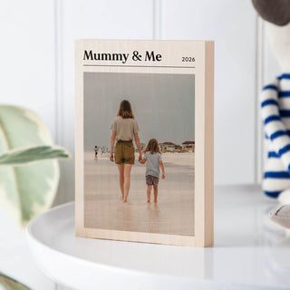 Mummy & Me Wooden Photo Block