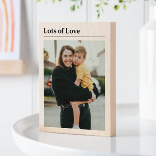 Mummy & Me Wooden Photo Block