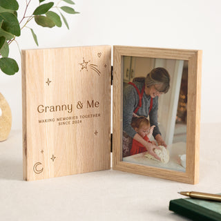 Shooting Star Personalised Wooden Photo Frame