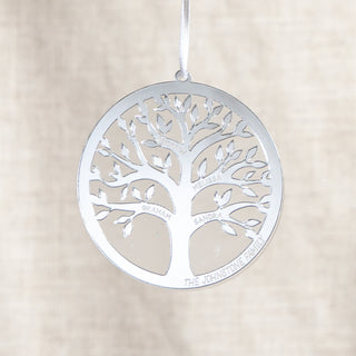 Personalised Family Tree Hanging Decoration