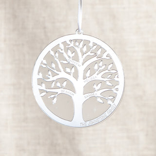 Personalised Family Tree Hanging Decoration