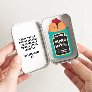 Tin Years of Us Magnet Keepsake in a Tin