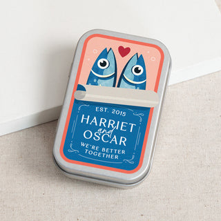 Sardines Magnet Keepsake in a Tin