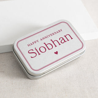 Special Anniversary Mini Photo Card Keepsake Tin