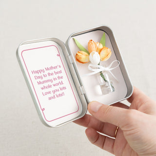 Mother's Day Forever Tulips Keepsake in Mini Tin