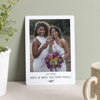 Photo Memory Tin Anniversary Metal Print