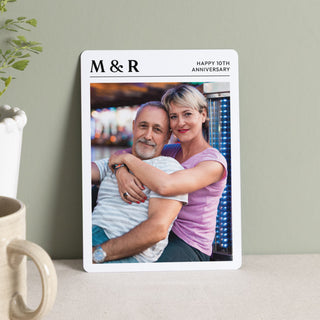 Ten Year Anniversary Photo Metal Print