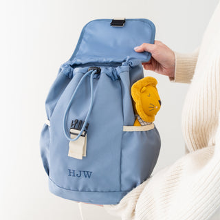 Embroidered Initials Personalised Kids Backpack