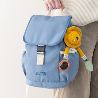 Embroidered Initials Personalised Kids Backpack