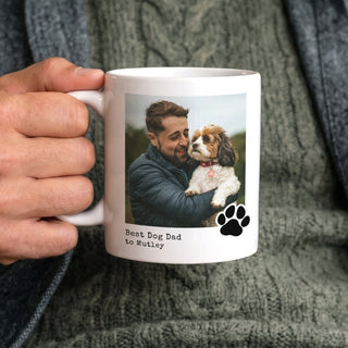 Dog Dad Photo Mug