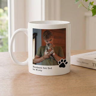 Cat Dad Photo Mug