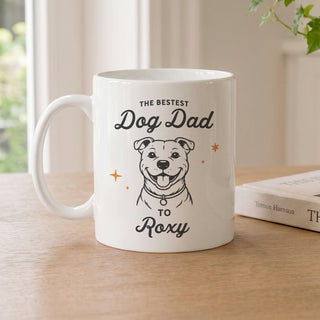 Best Dog Dad Personalised Mug