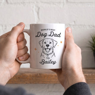 Best Dog Dad Personalised Mug