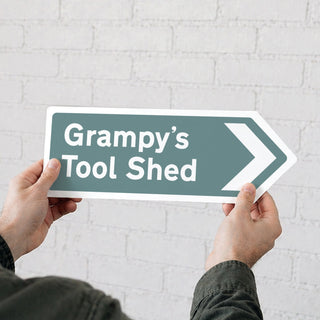 Personalised Special Place Metal Arrow Sign